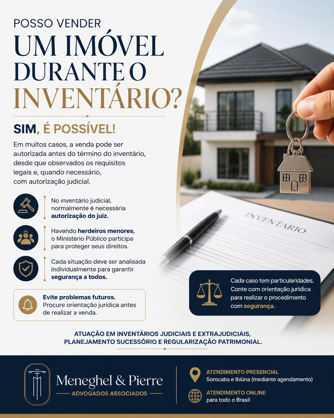 Posso vender um imóvel durante o inventário?